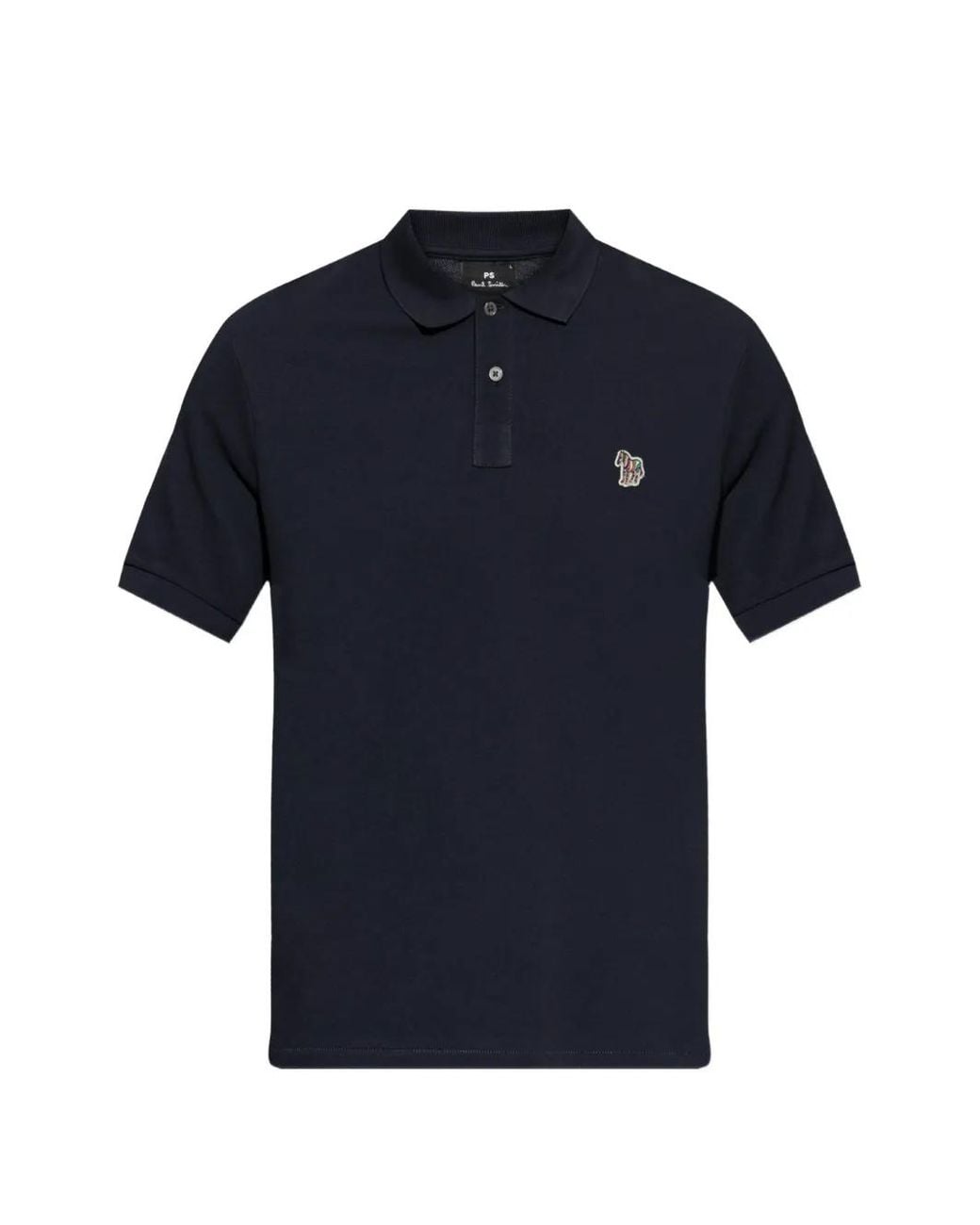 Paul Smith Blue Polo À Patch Zebra for men