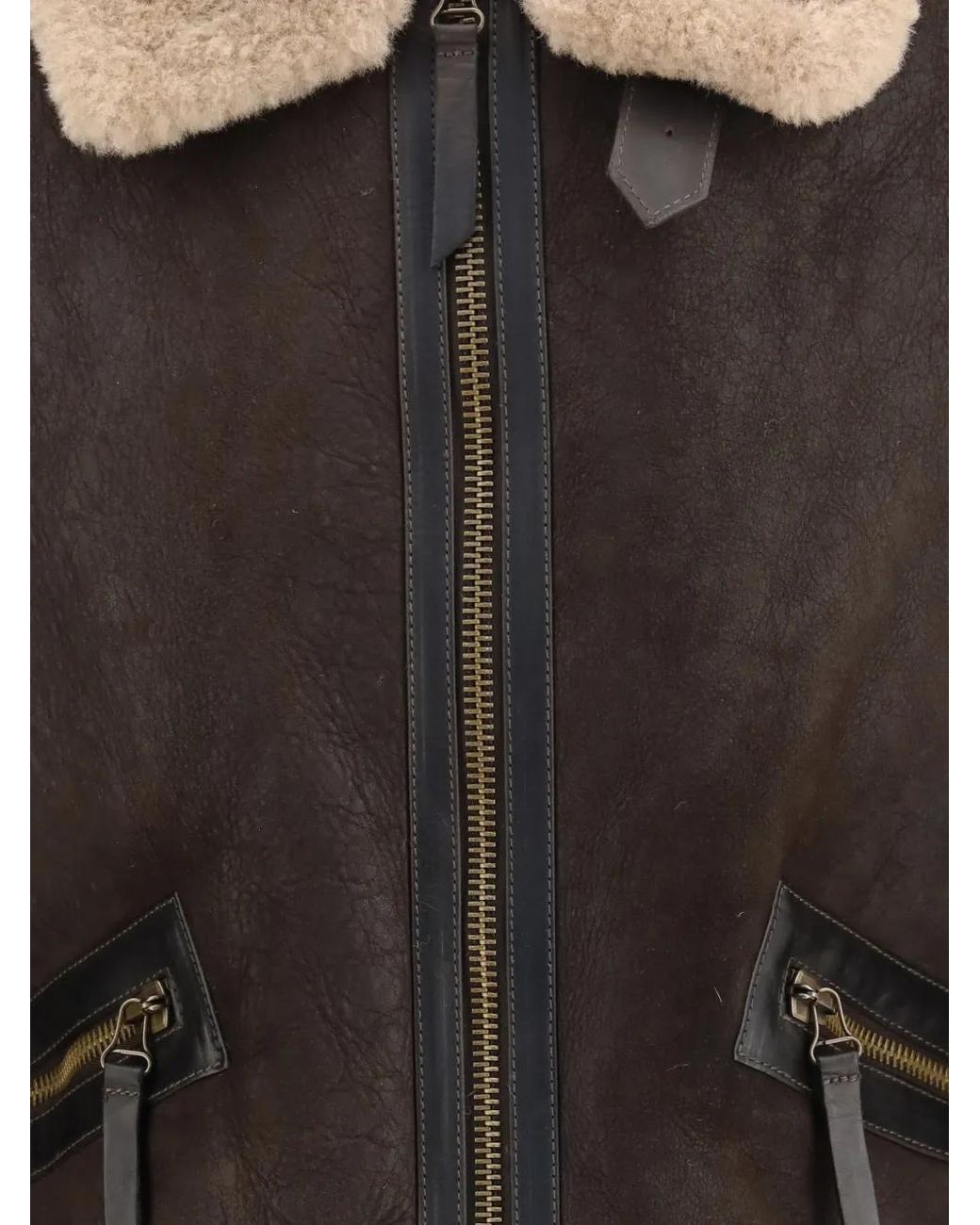 Belstaff Black Winterbrook Shearling-Trim Jacket for men