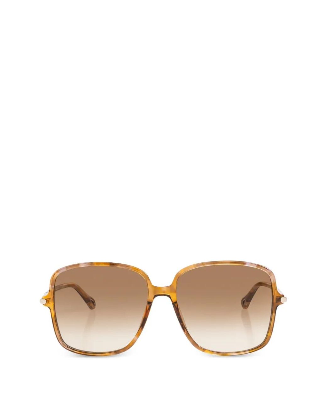Chloé Natural Oversized-Frame Sunglasses