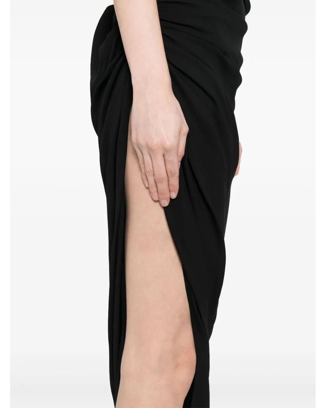 Christopher Esber Crescent Rok in het Black