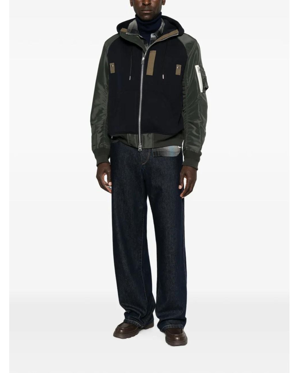 Sacai Black Jackets for men