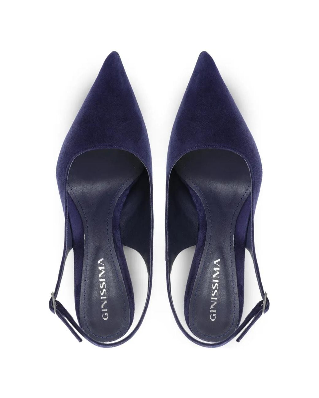 Ginissima Blue Lavinia Slingback Pumps