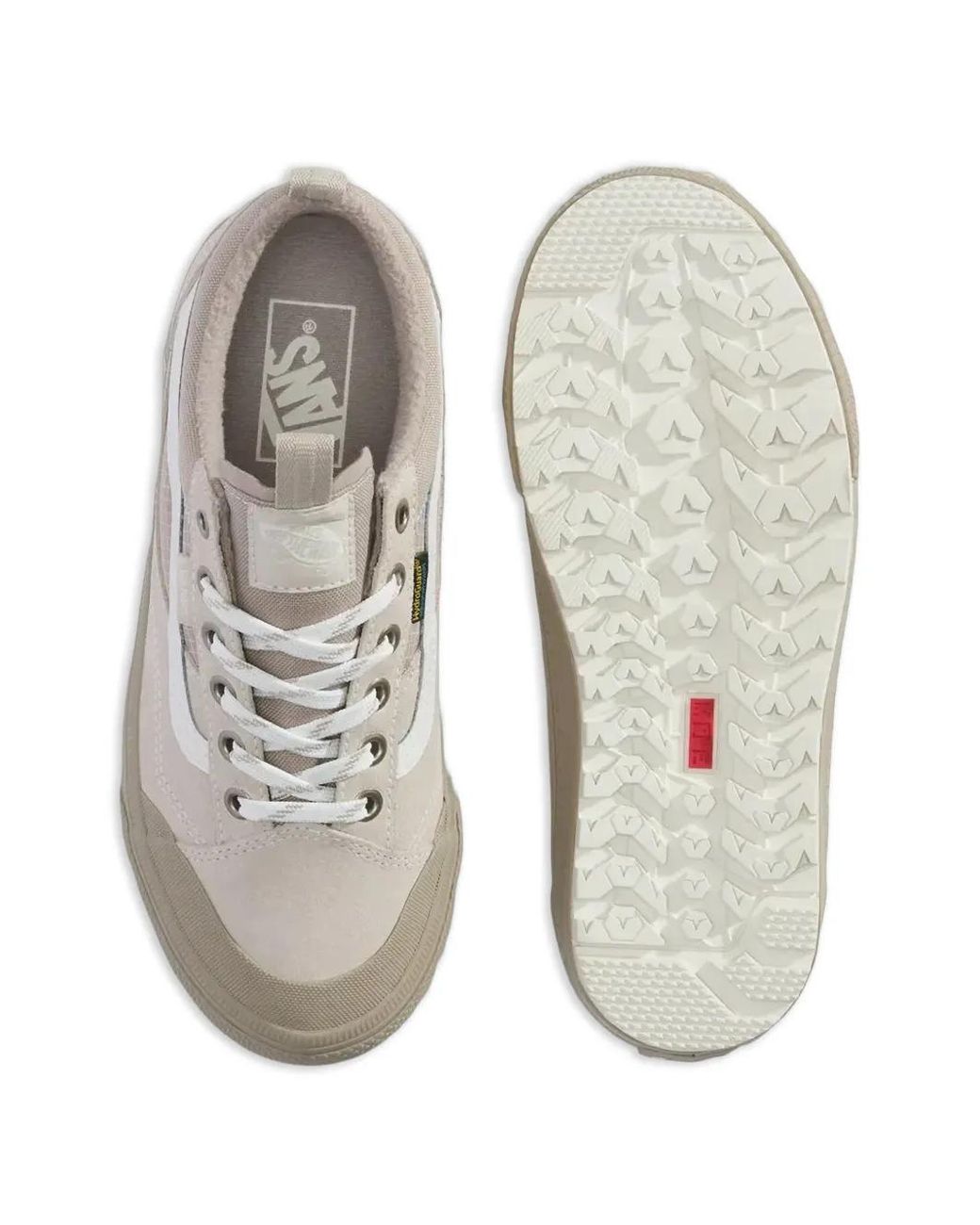 Vans White Old Skool Lace-Up Sneakers