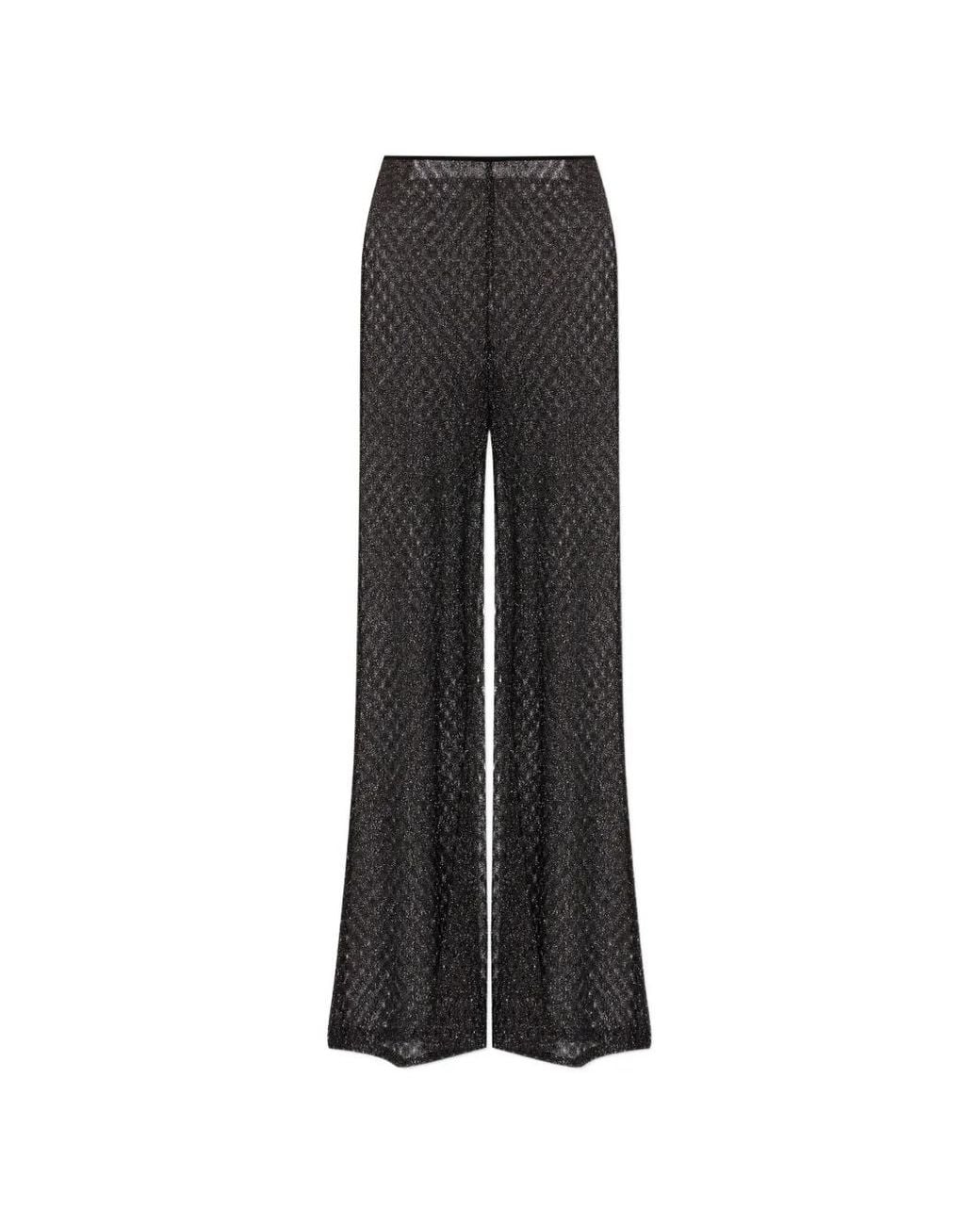 Missoni Black Cover-Up Trousers