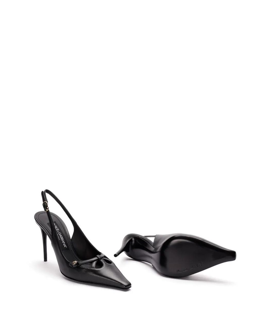 Dolce & Gabbana Black Dna 90Mm Slingback Pumps