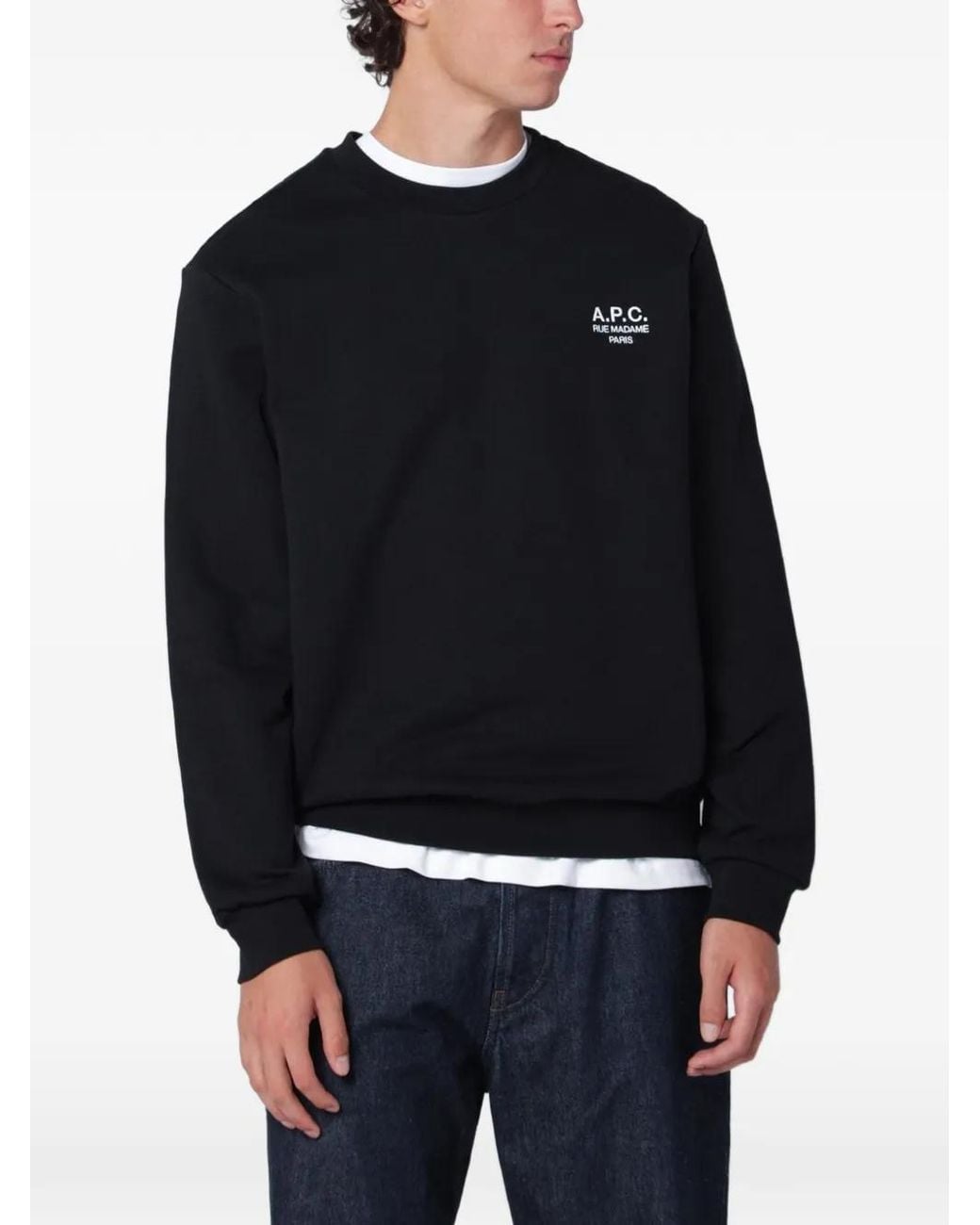 A.P.C. Black Sweat Rue Madame Standard (M)