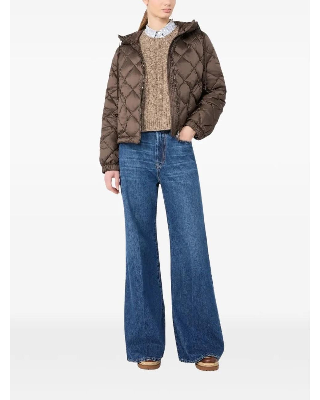 Weekend by Maxmara Brown Padded Jacket