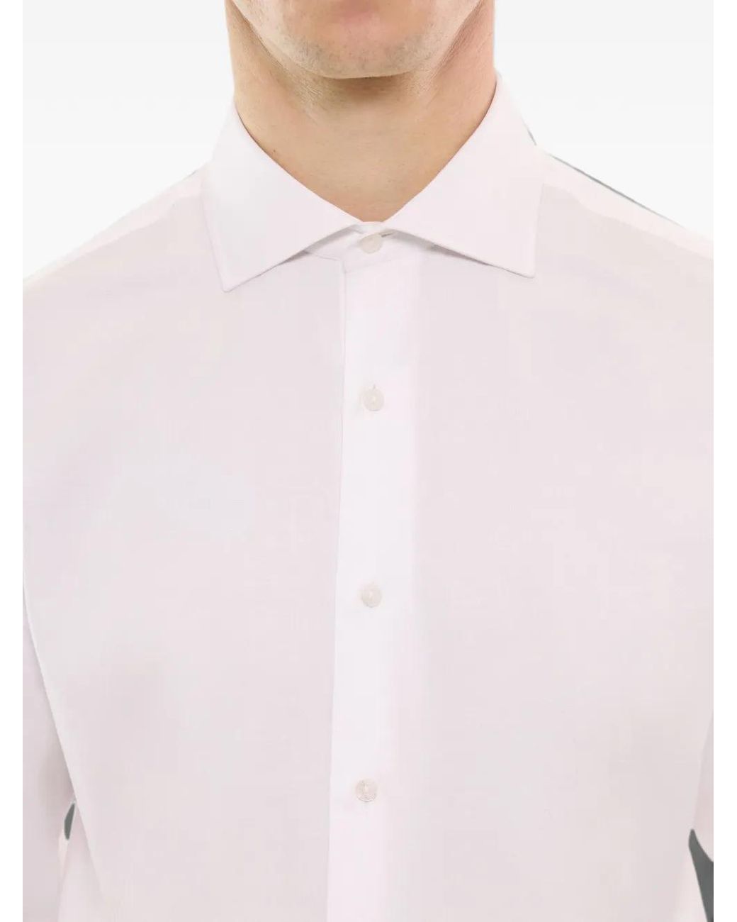 Fursac White Long-Sleeve Formal Shirt for men