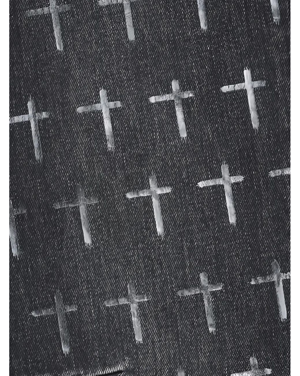 RTA Blue Bryant Cross-Print Denim Jeans for men