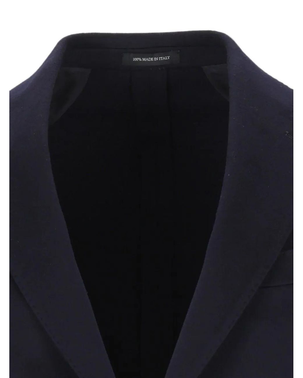 Al Duca D'aosta Blue Single-Breasted Blazer for men