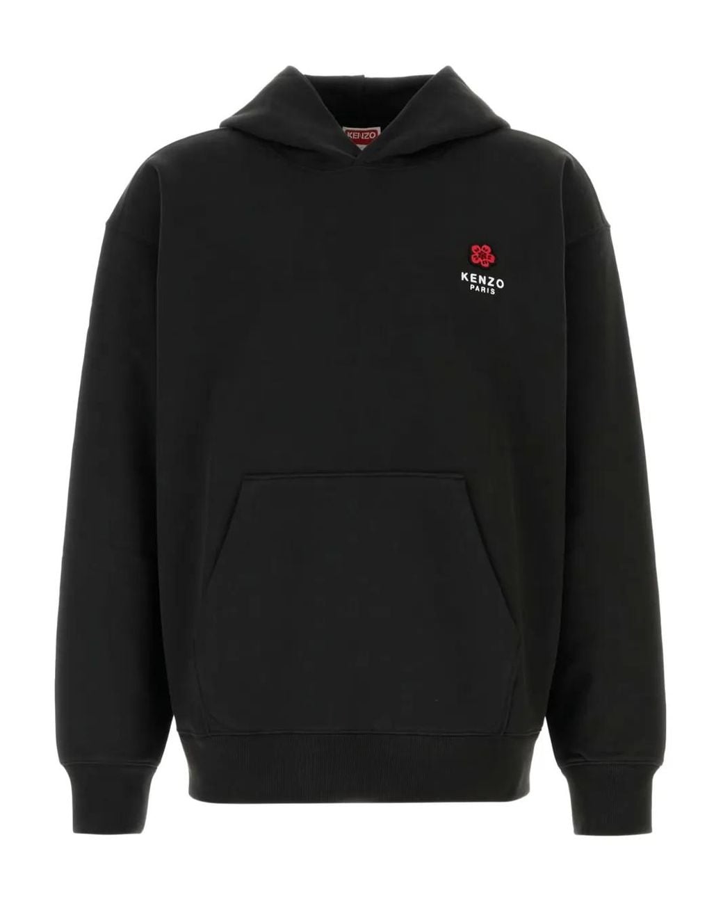KENZO Black Boke Flower Hoodie for men