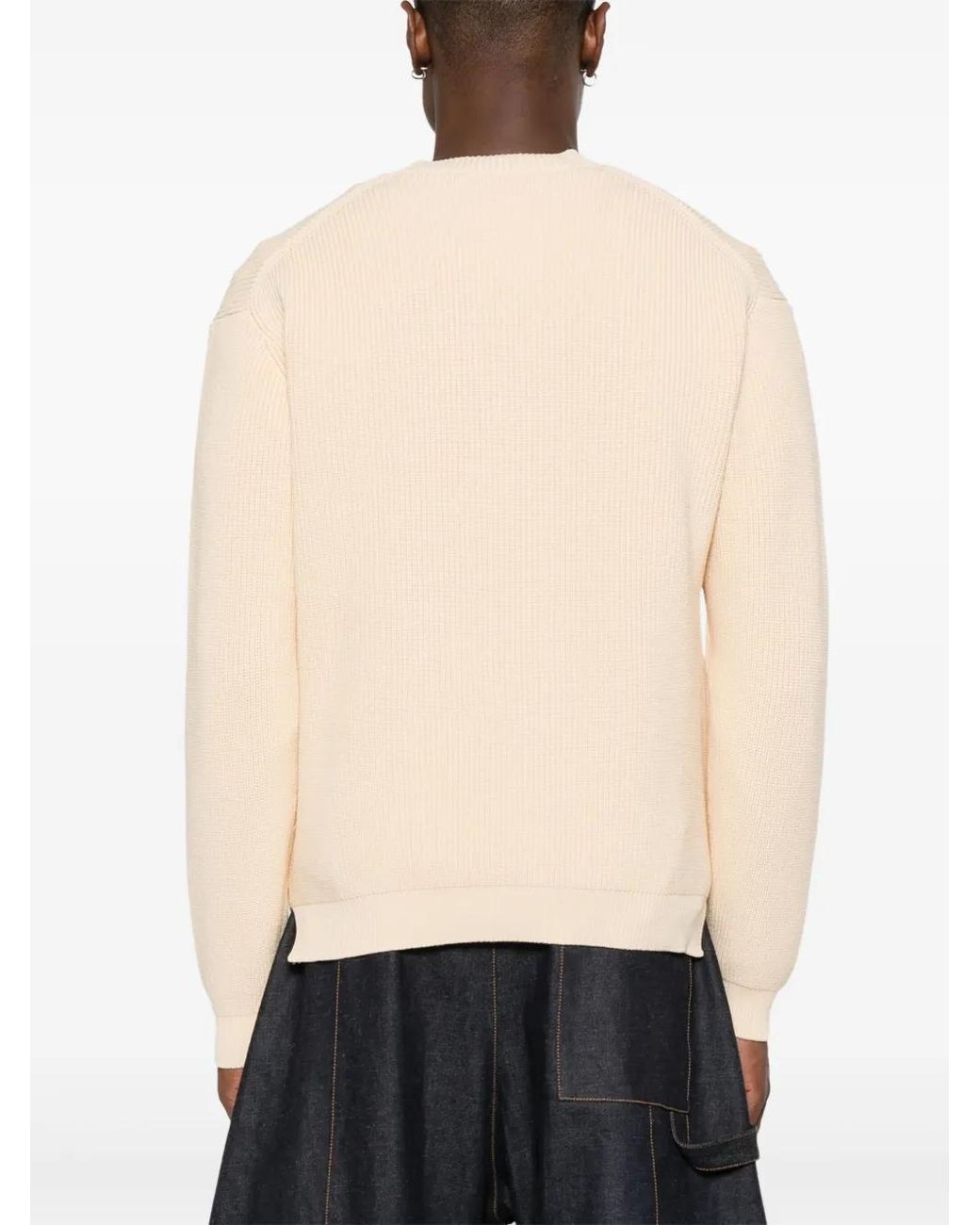 Maison Kitsuné Natural Baby Fox Cardigan for men