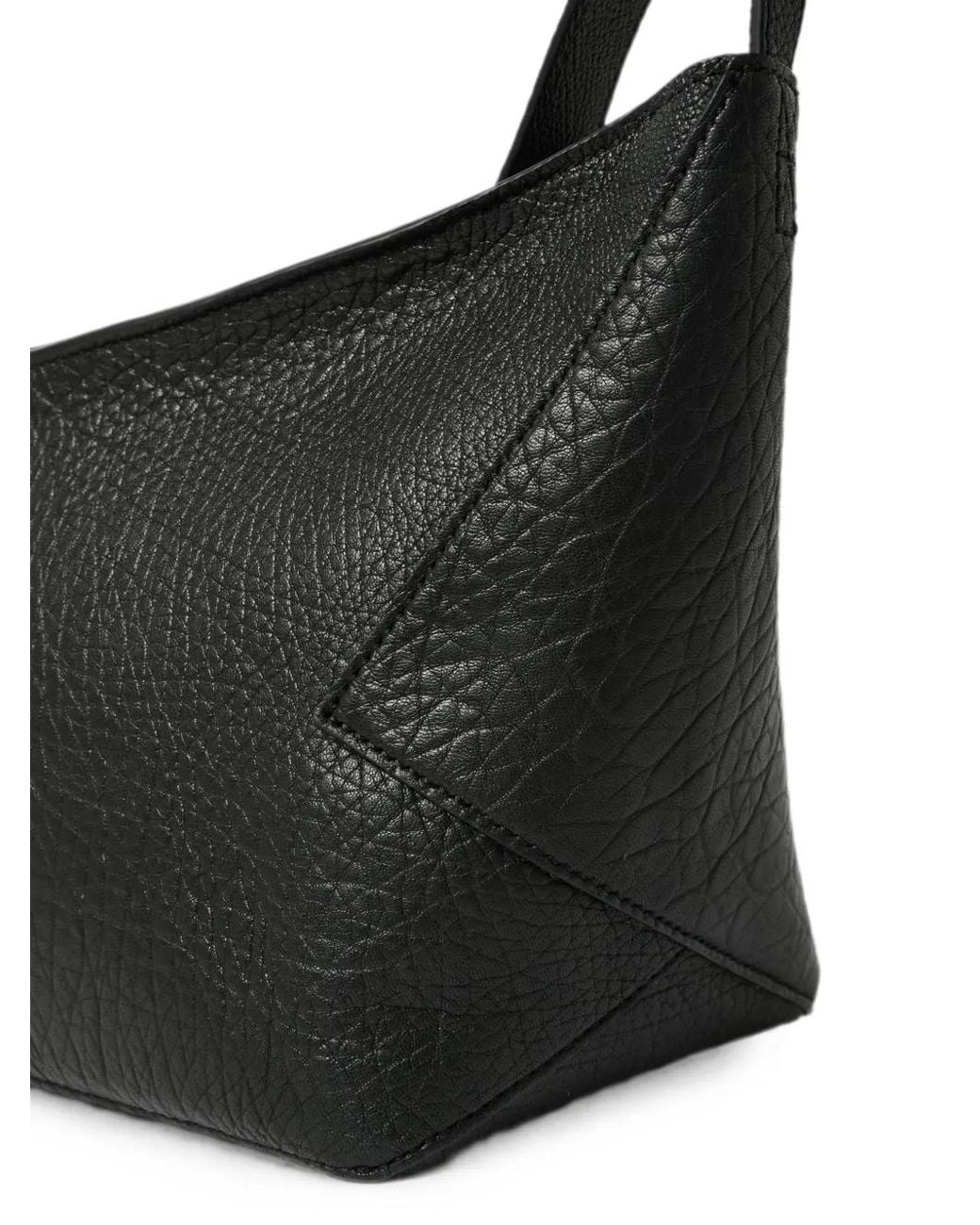 Studio Nicholson Black Hagu Leather Shoulder Bag