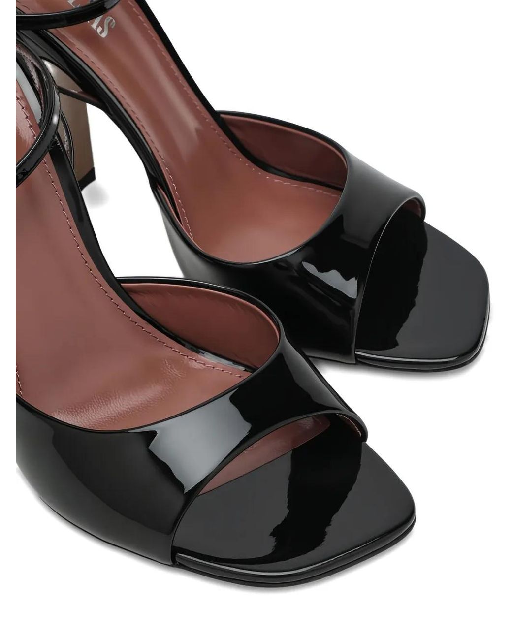 Paris Texas Black Lara Ankle-Strap Sandals