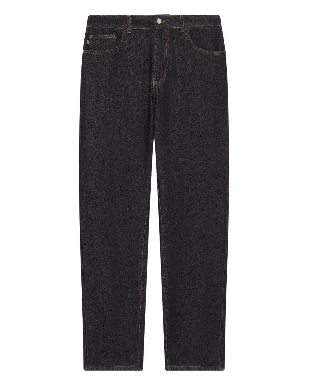 Gcds Black Logo-Detail Jeans for men