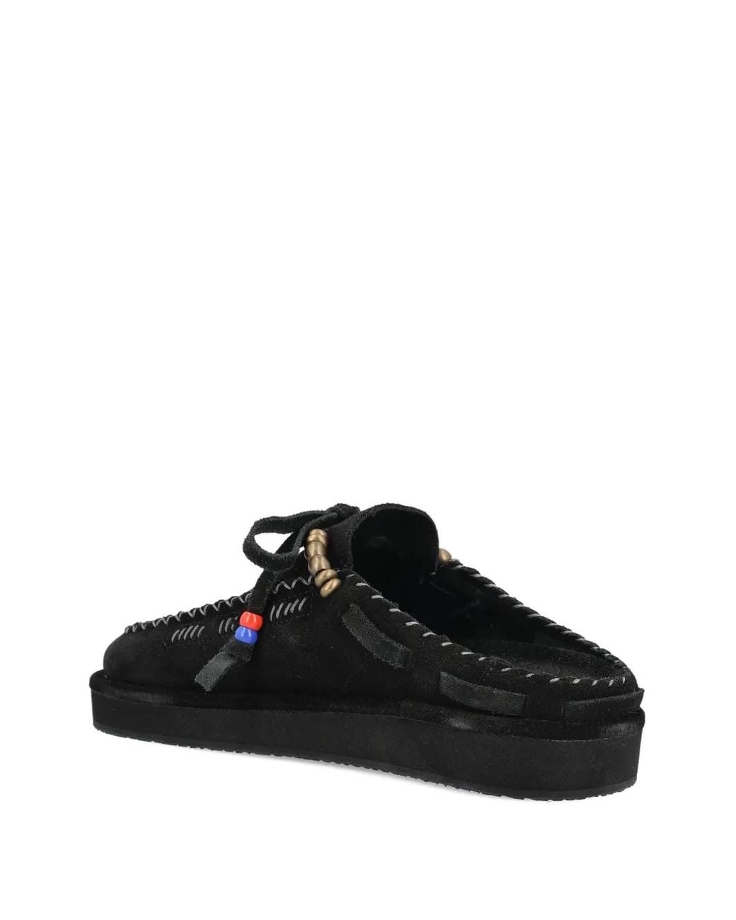 CALEB PARIS Mules Brodées in Black | Lyst