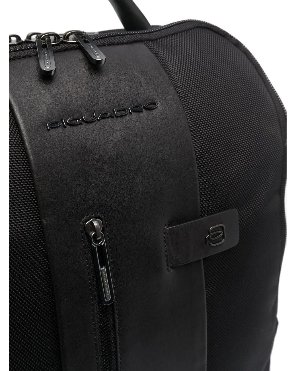 Piquadro Rucksack Mit Logo-Patch in Black für Herren