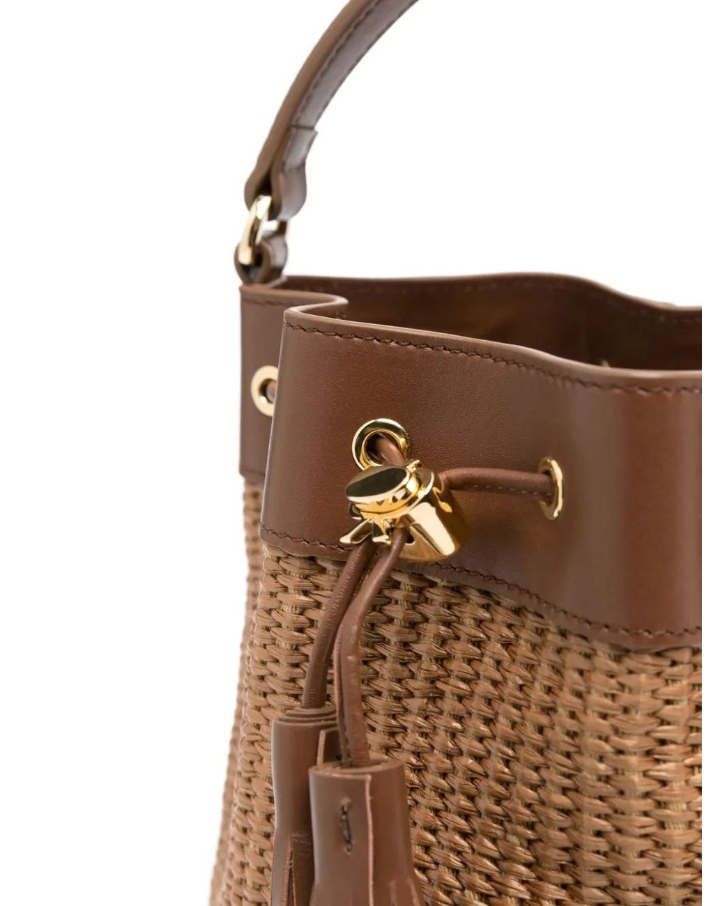 Gianvito Rossi Brown Sienna Bucket Bag