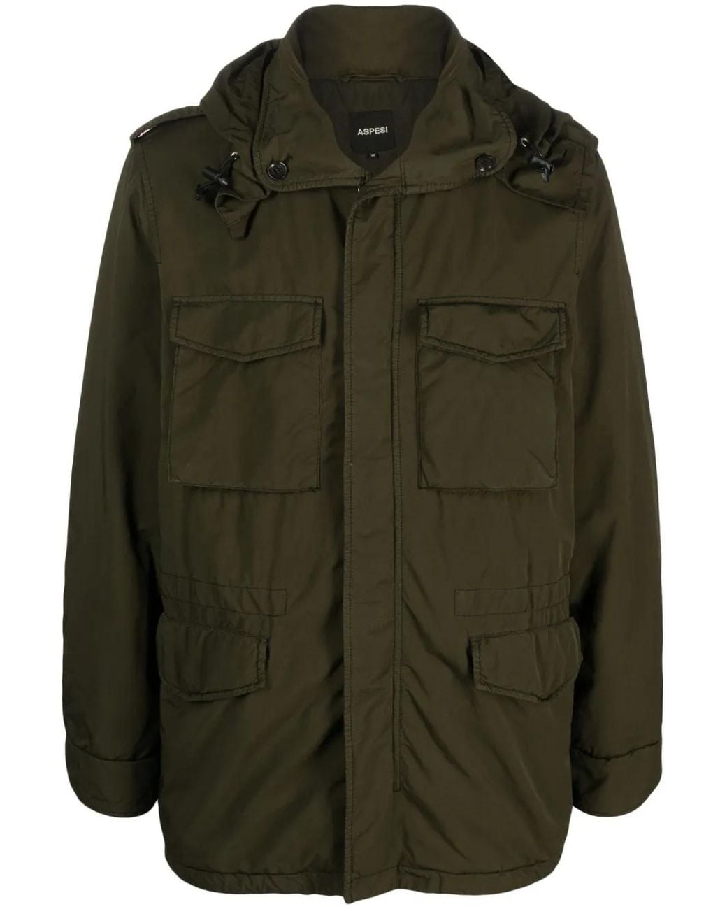 Aspesi Green Newcamp Military Jacket for men