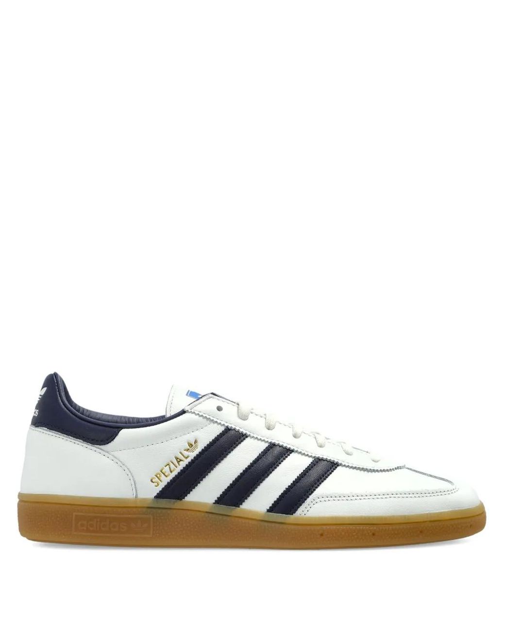 adidas Spezial Three-Stripe Lace-Up Fastening Sneakers in White for Men |  Lyst