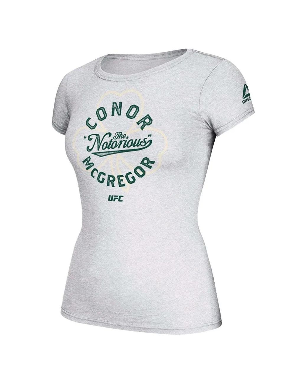 Reebok Gray Ufc Cap Sleeve T-Shirt