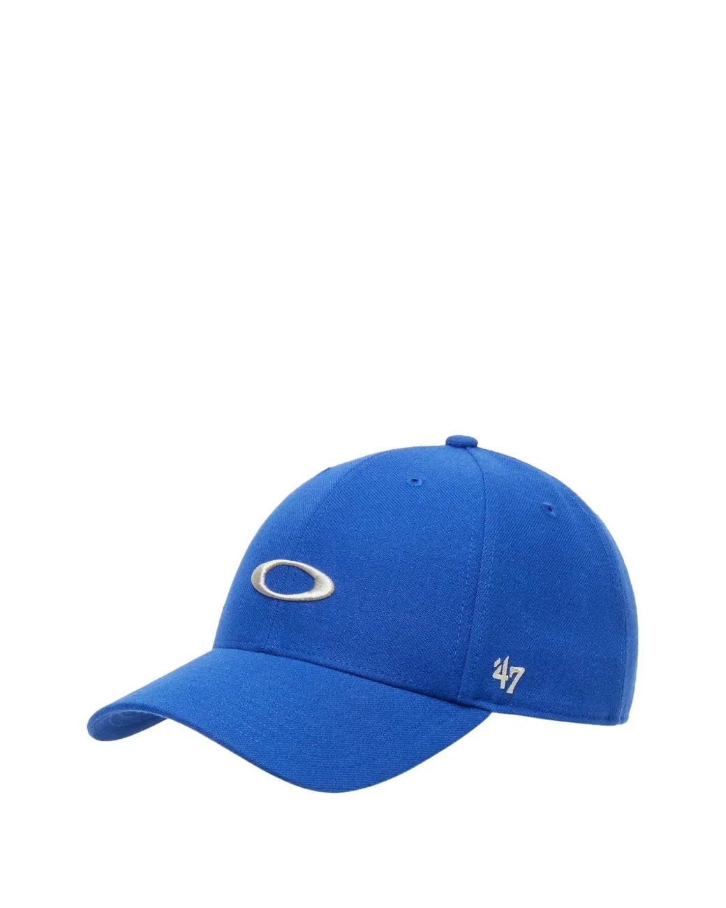 Oakley Blue 47 Mvp Logo-Embroidered Baseball Cap for men