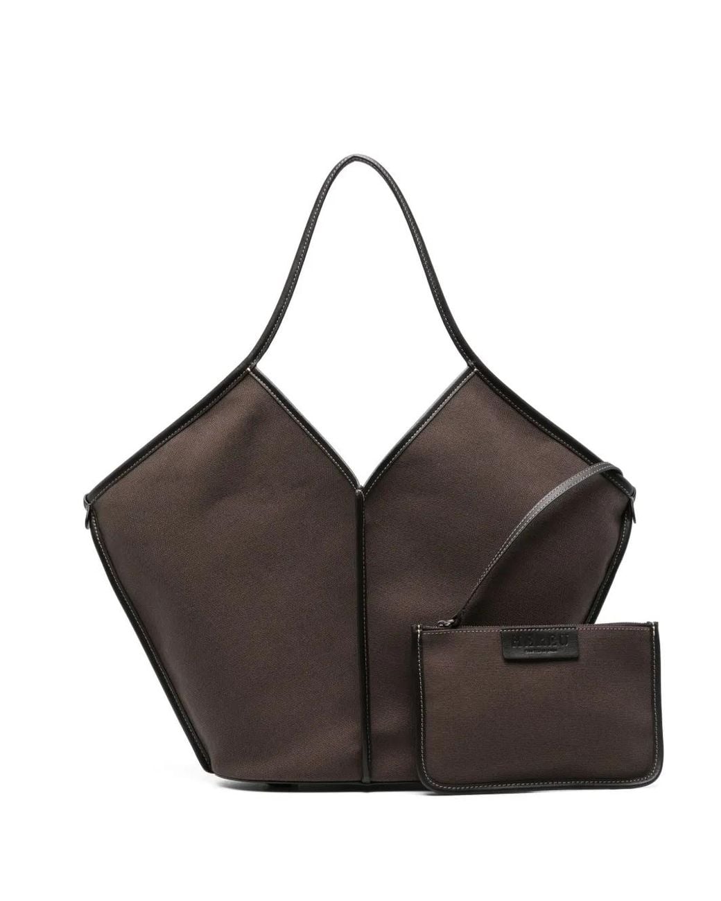 Hereu Brown Calella Tote Bag