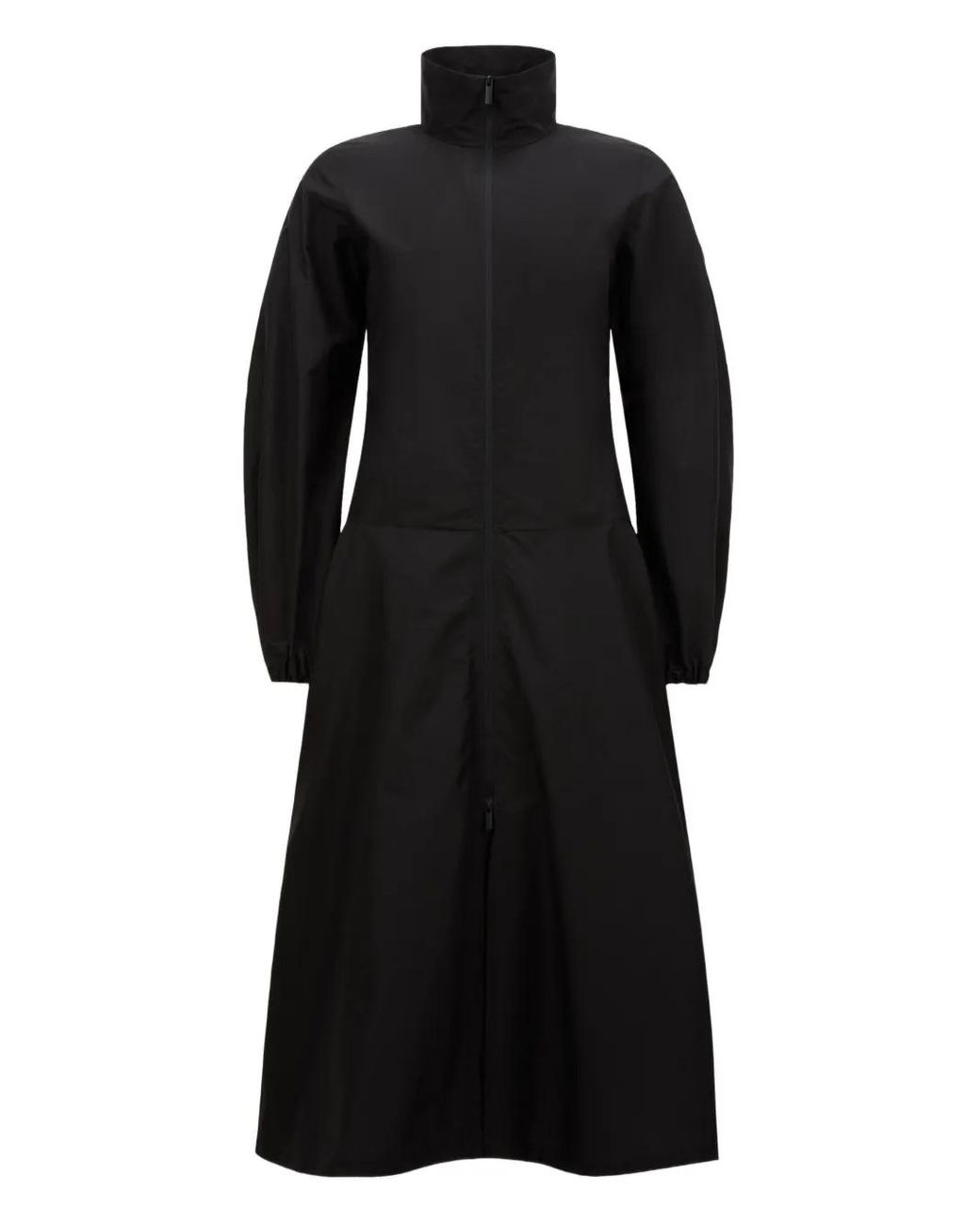 Moncler Black Balloon Midi Dress