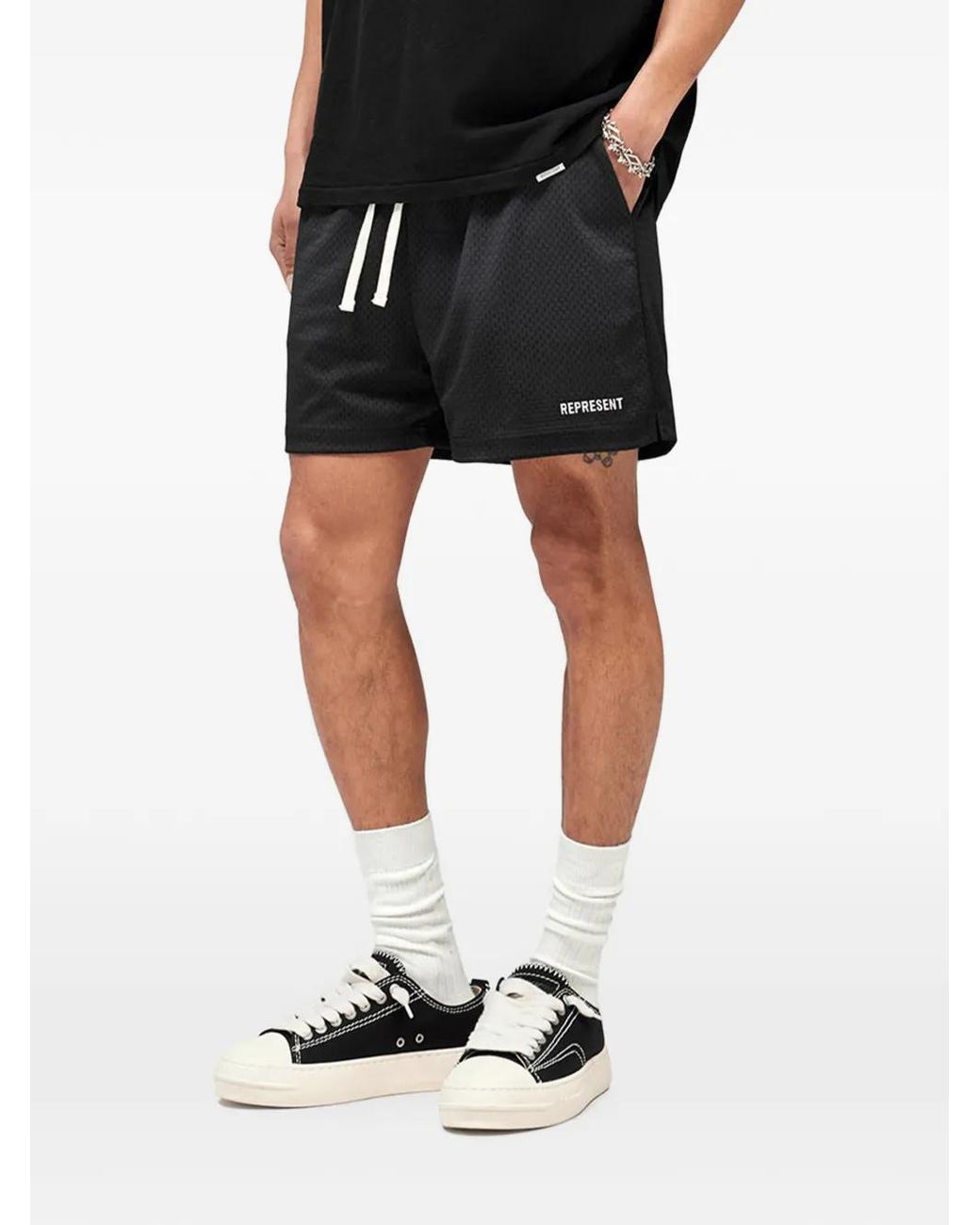 Represent Shorts Mit Logo in Black für Herren