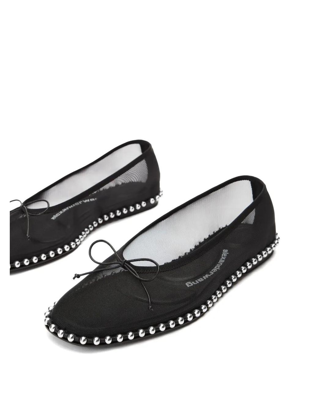 Alexander Wang Gray Lina Ballchain Ballet Flats