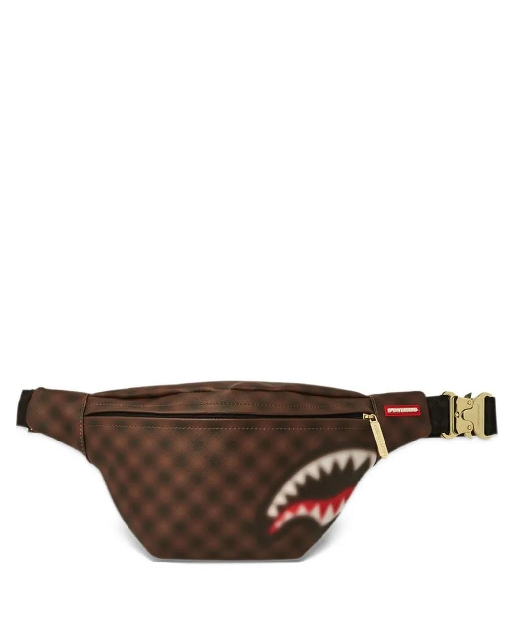 Marsupio Sharks di Sprayground in Brown da Uomo