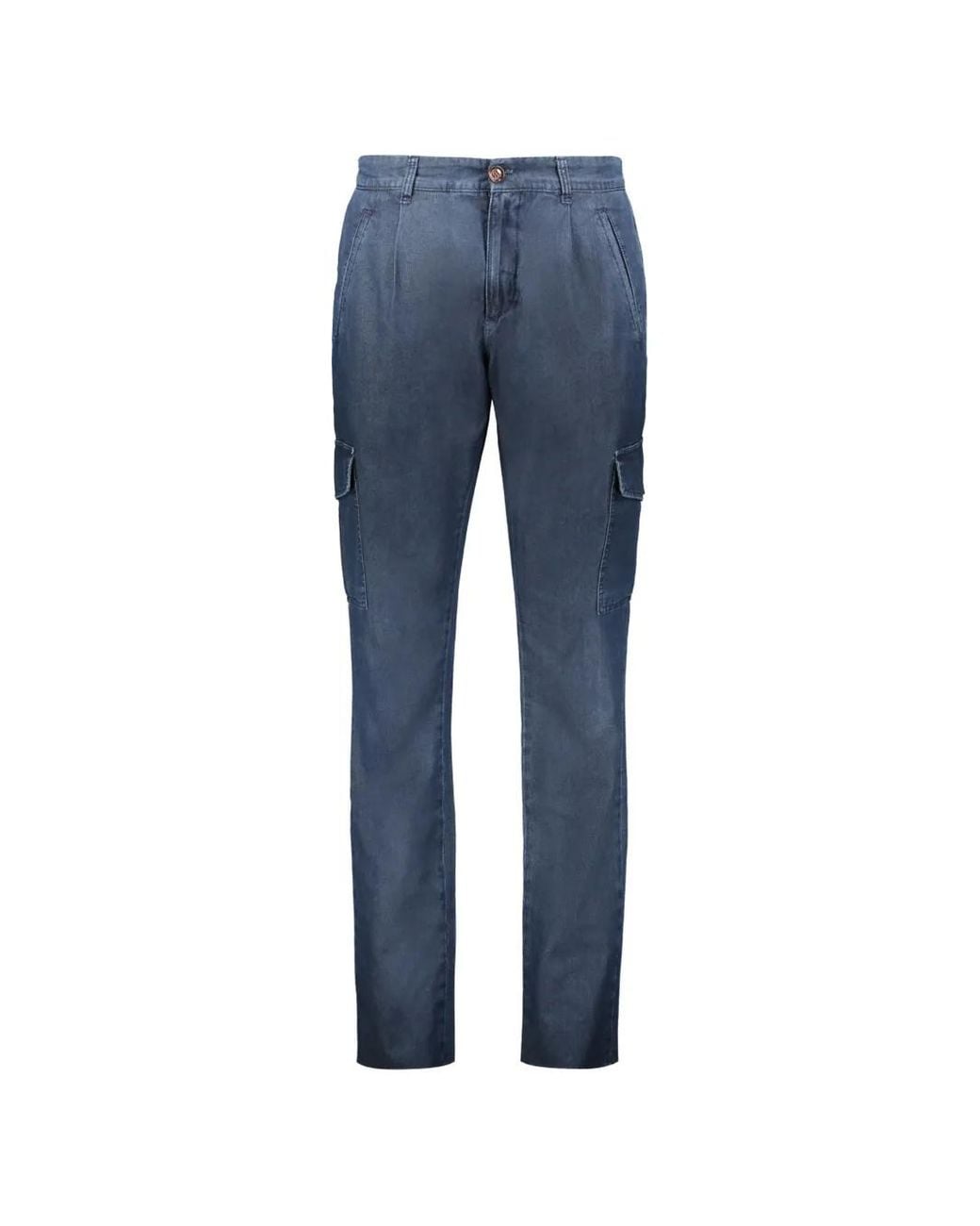 Moorer Blue Borghesi Trousers for men
