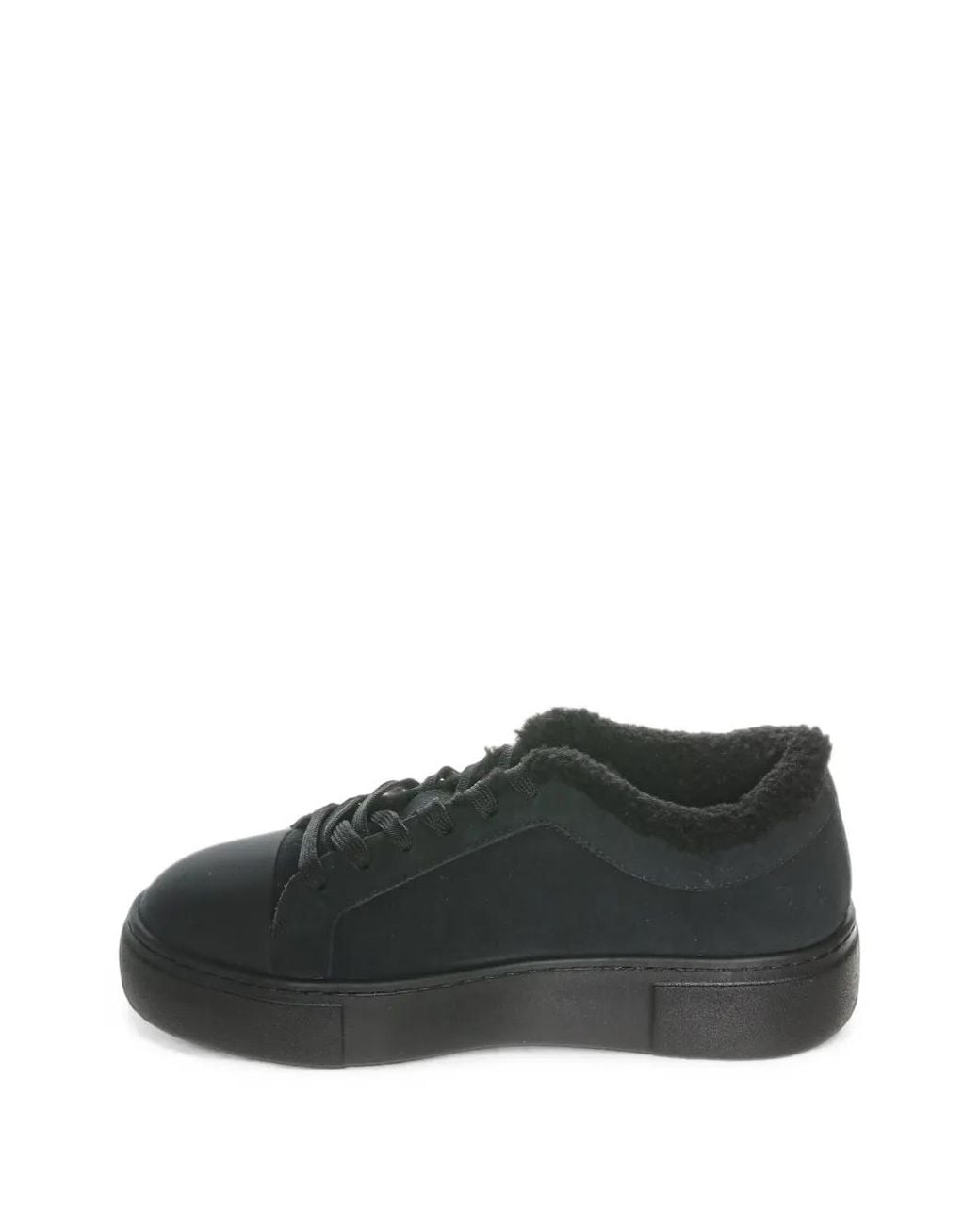 ARMANI EXCHANGE Black Logo-Print Low-Top Sneakers