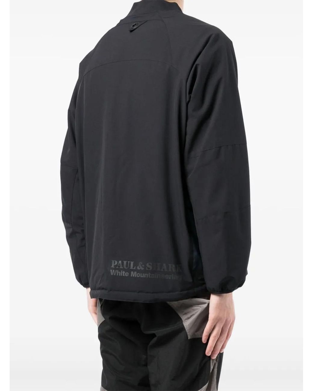White Mountaineering Black Colour-Block Jacket for men