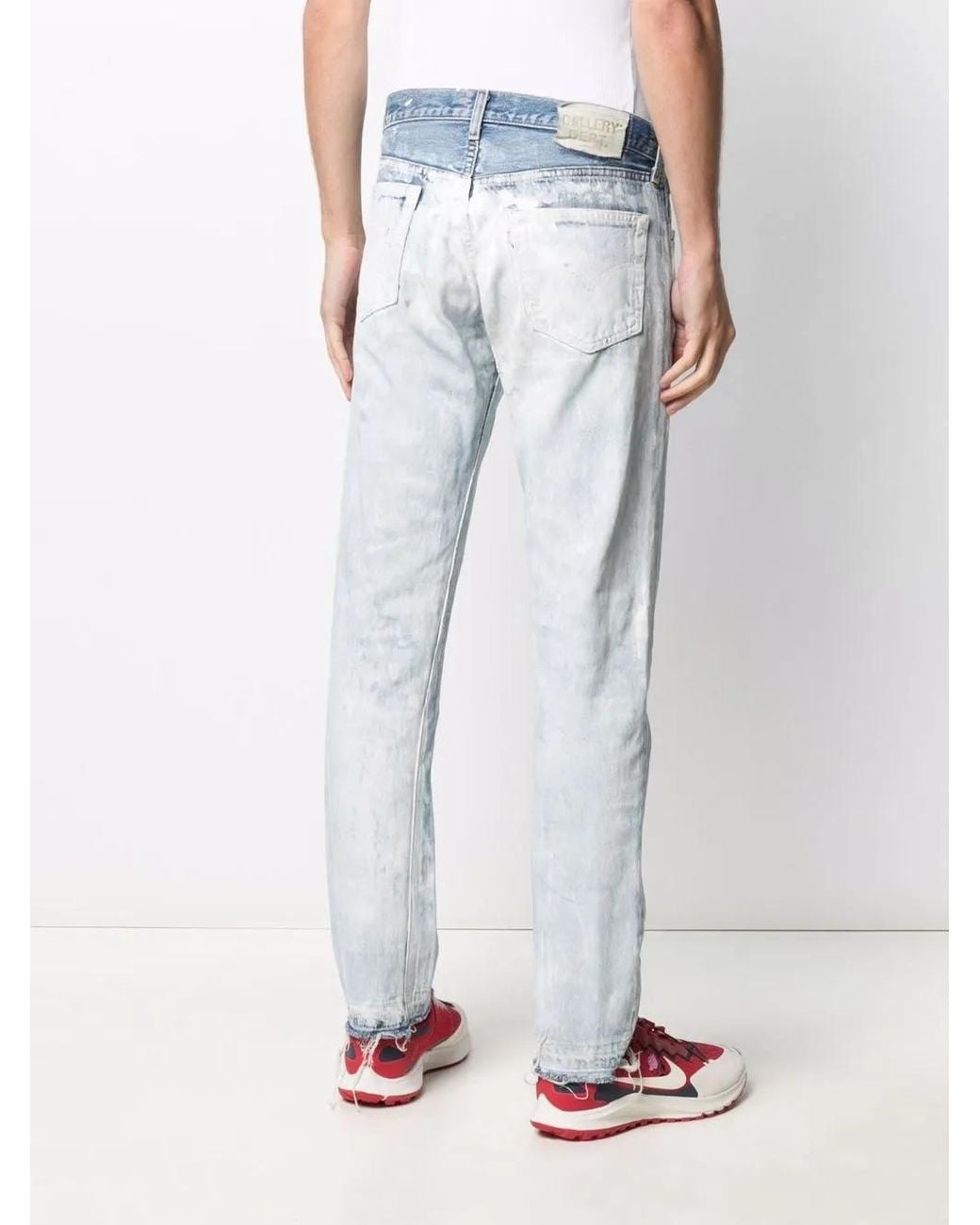 Vaqueros Con Efecto Lavado GALLERY DEPT. de hombre de color White