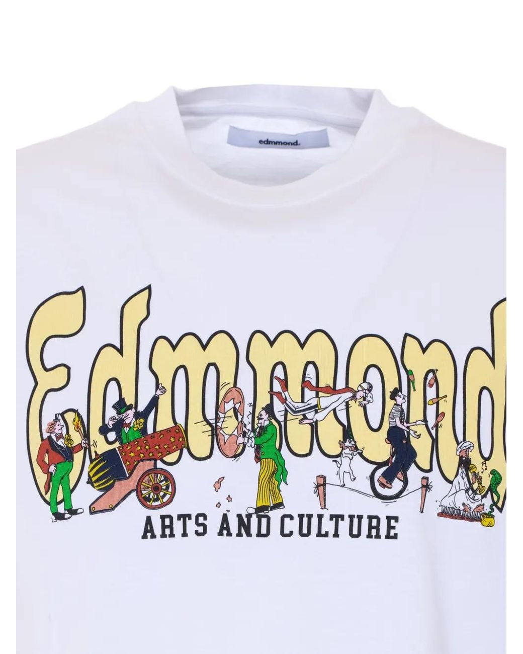 Edmmond Studios White Domino T-Shirt for men