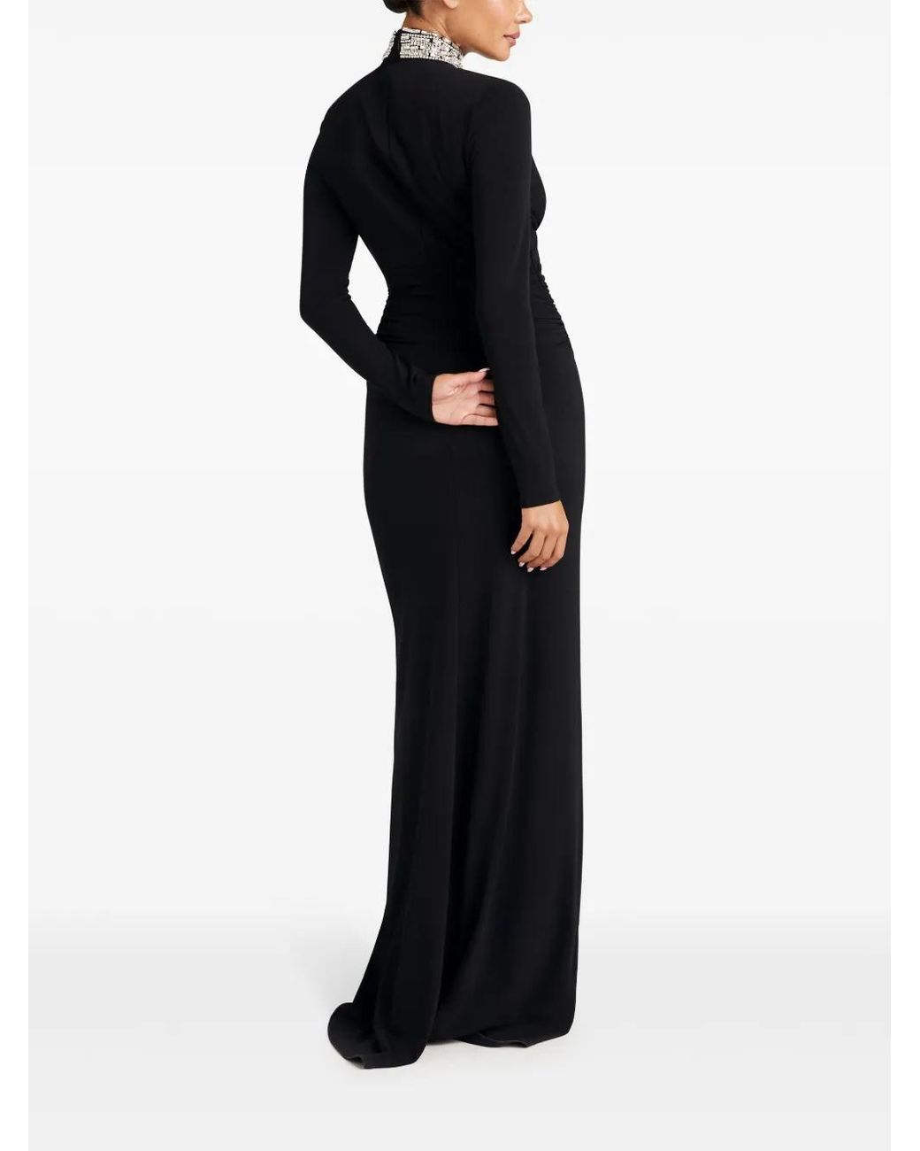 Cinq À Sept Black Kimbra Gown Dress