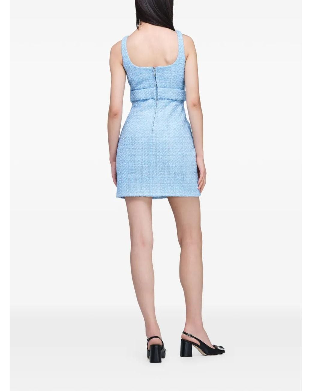 Marc Jacobs Blue Pop J Marc Tweed Dress