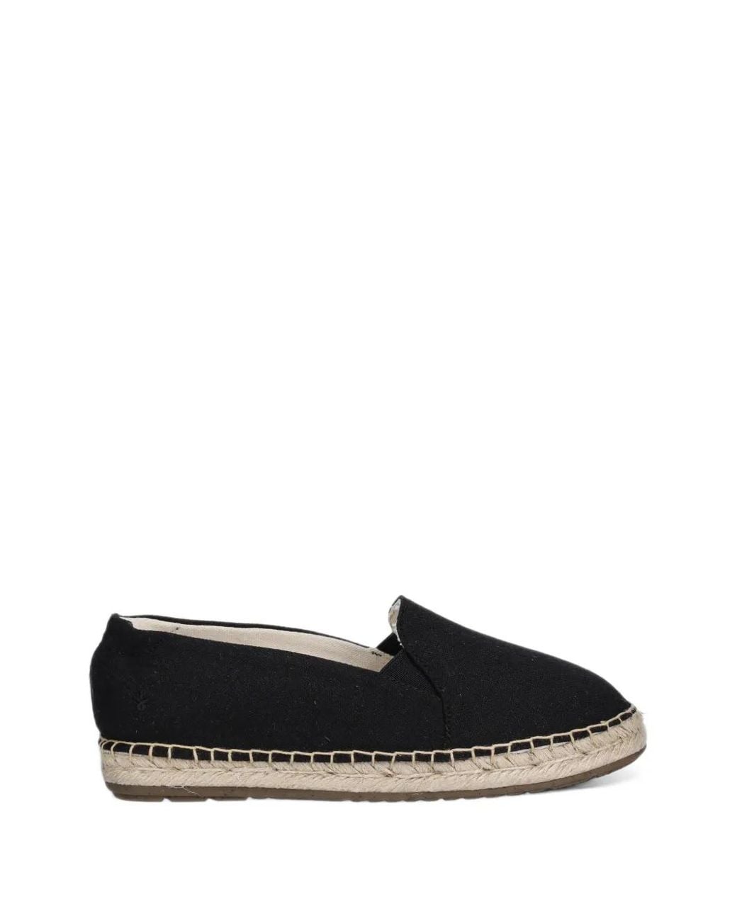 EMU Black Slip-On Espadrilles