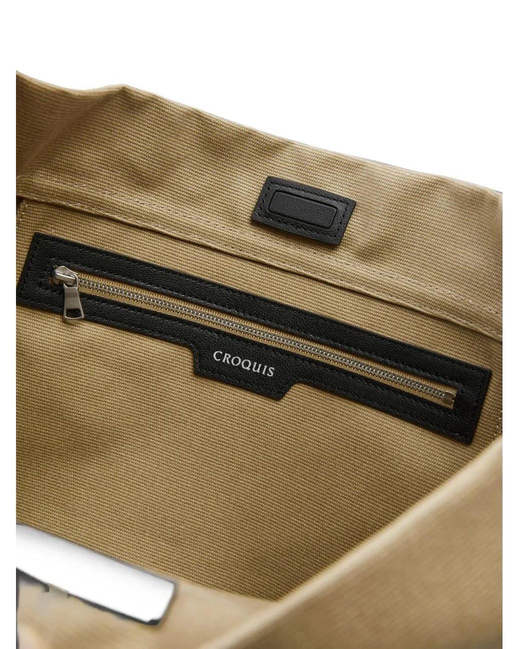 CROQUIS White Logo-Print Shoulder Bag for men