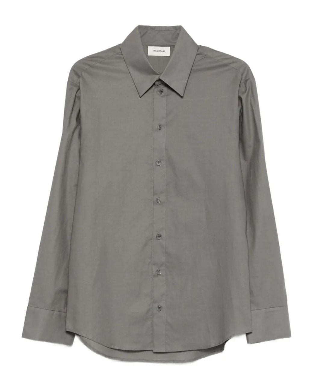 A.M.G Gray Long-Sleeve Shirt