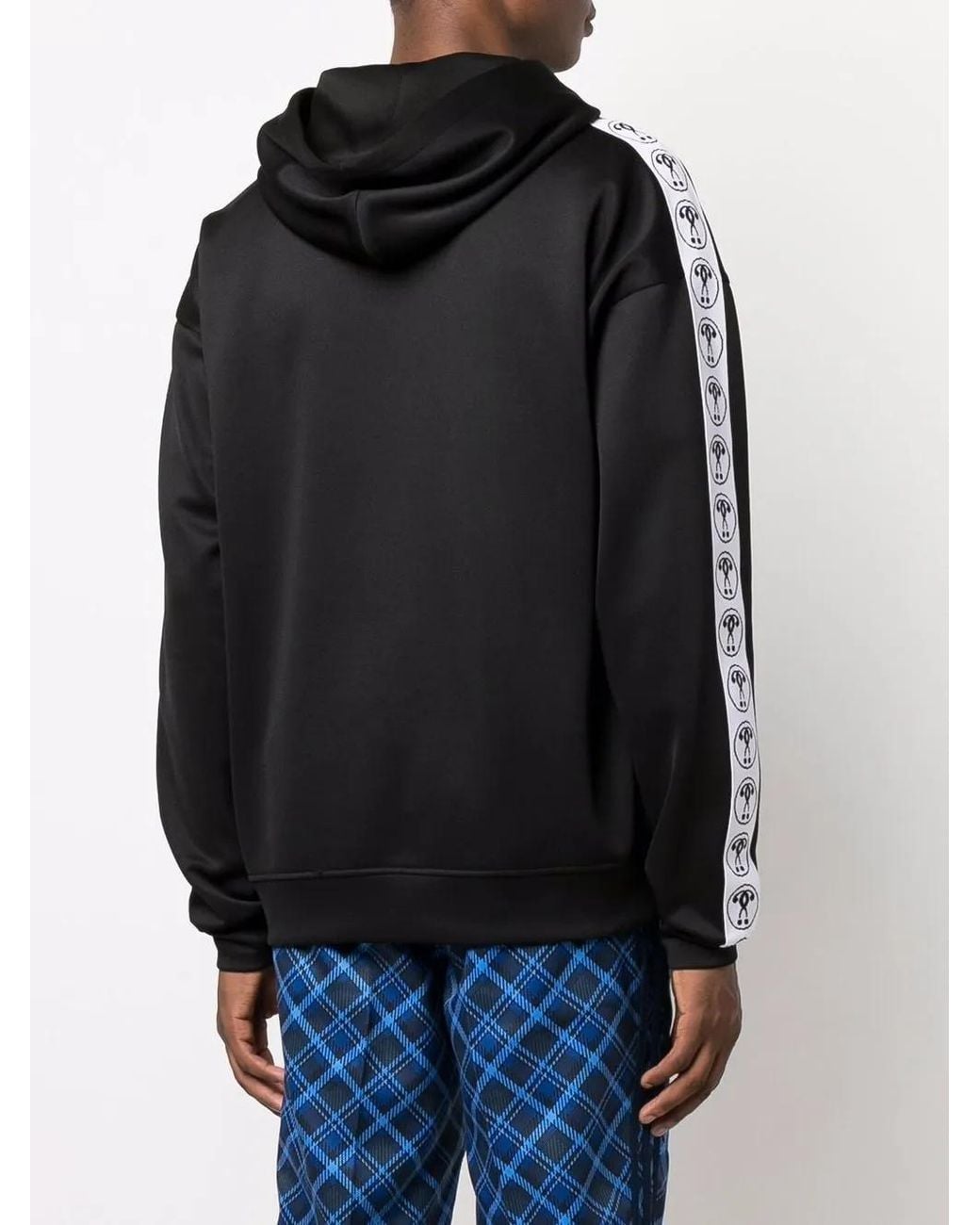 Moschino Black Couture Milano Technical Hoodie for men