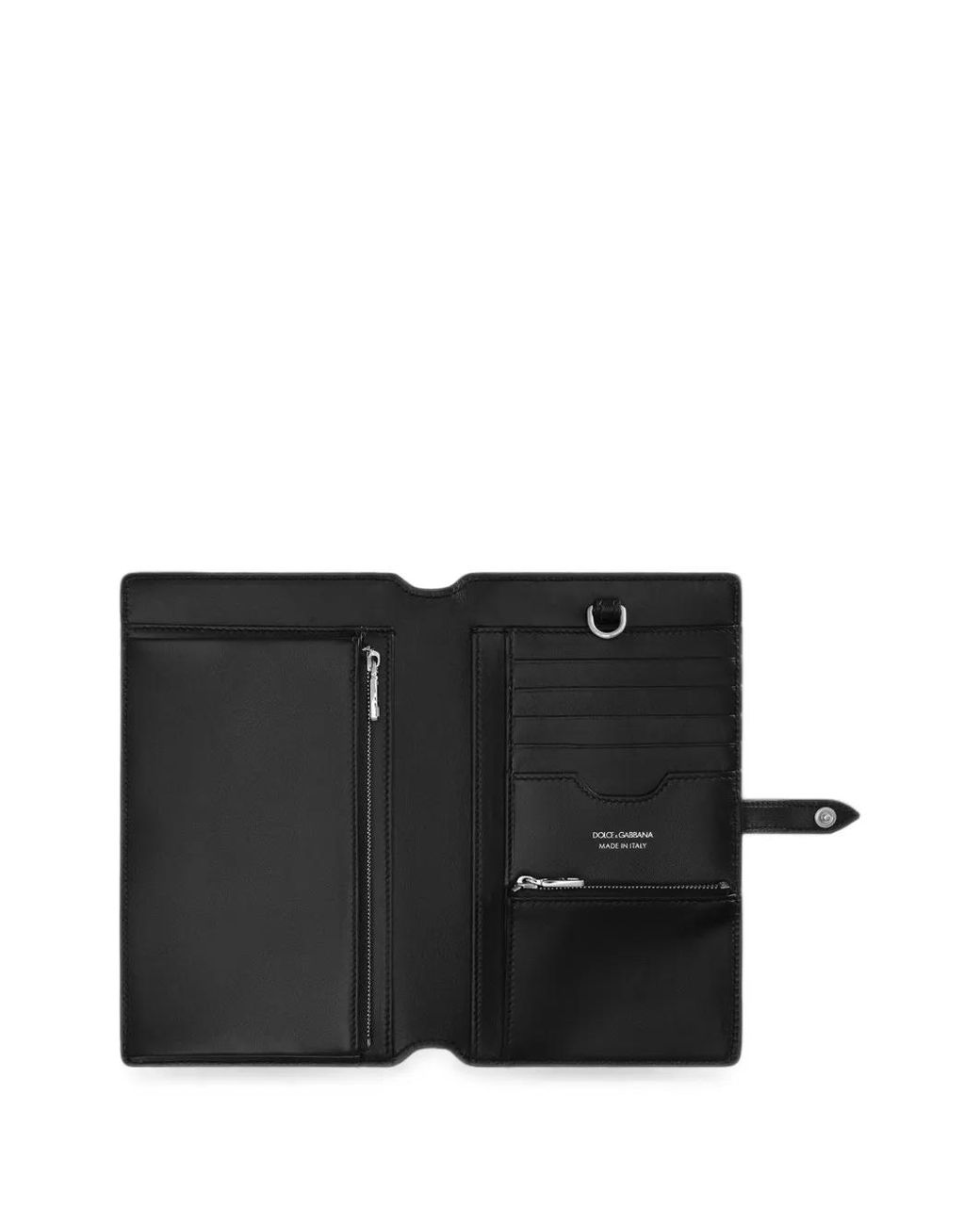 Dolce & Gabbana Black Calfskin Crossbody Minibag for men