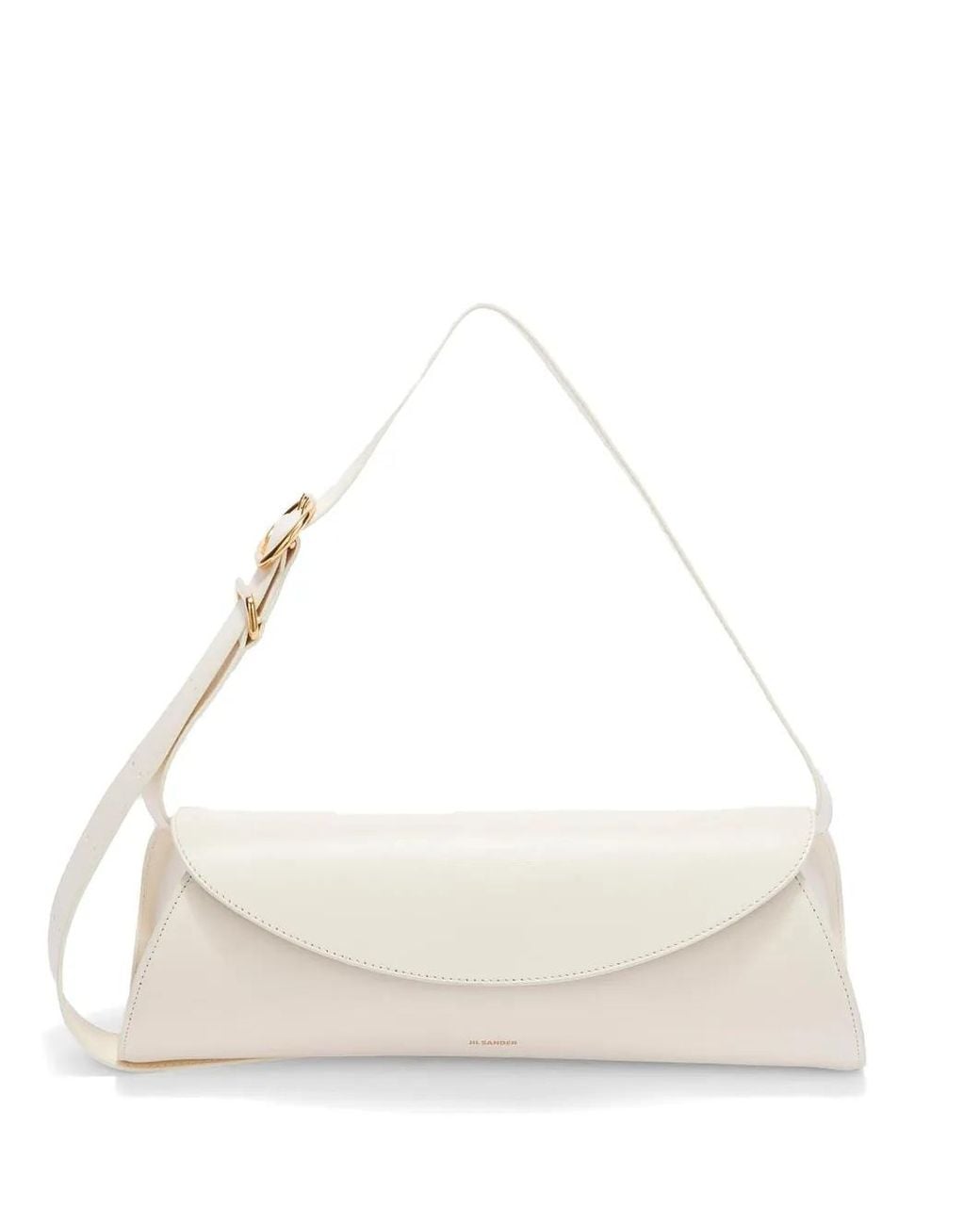 Jil Sander Natural Large Cannolo Shoulder Bag