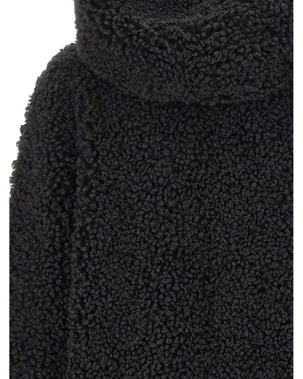 Rrd Black Reversible Hooded Coat