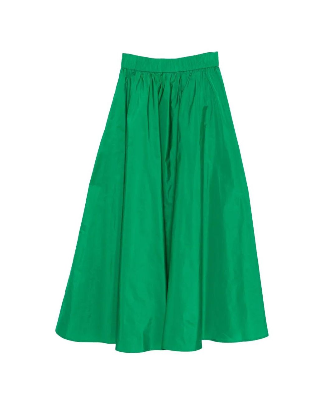 P.A.R.O.S.H. Green Gathered Skirt