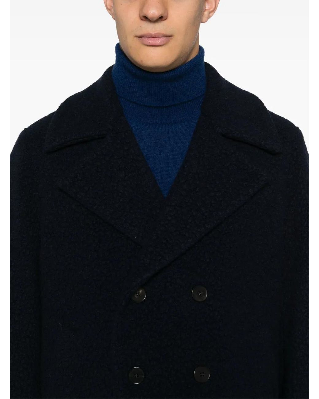 Chaqueta de bouclé Harris Wharf London de hombre de color Blue