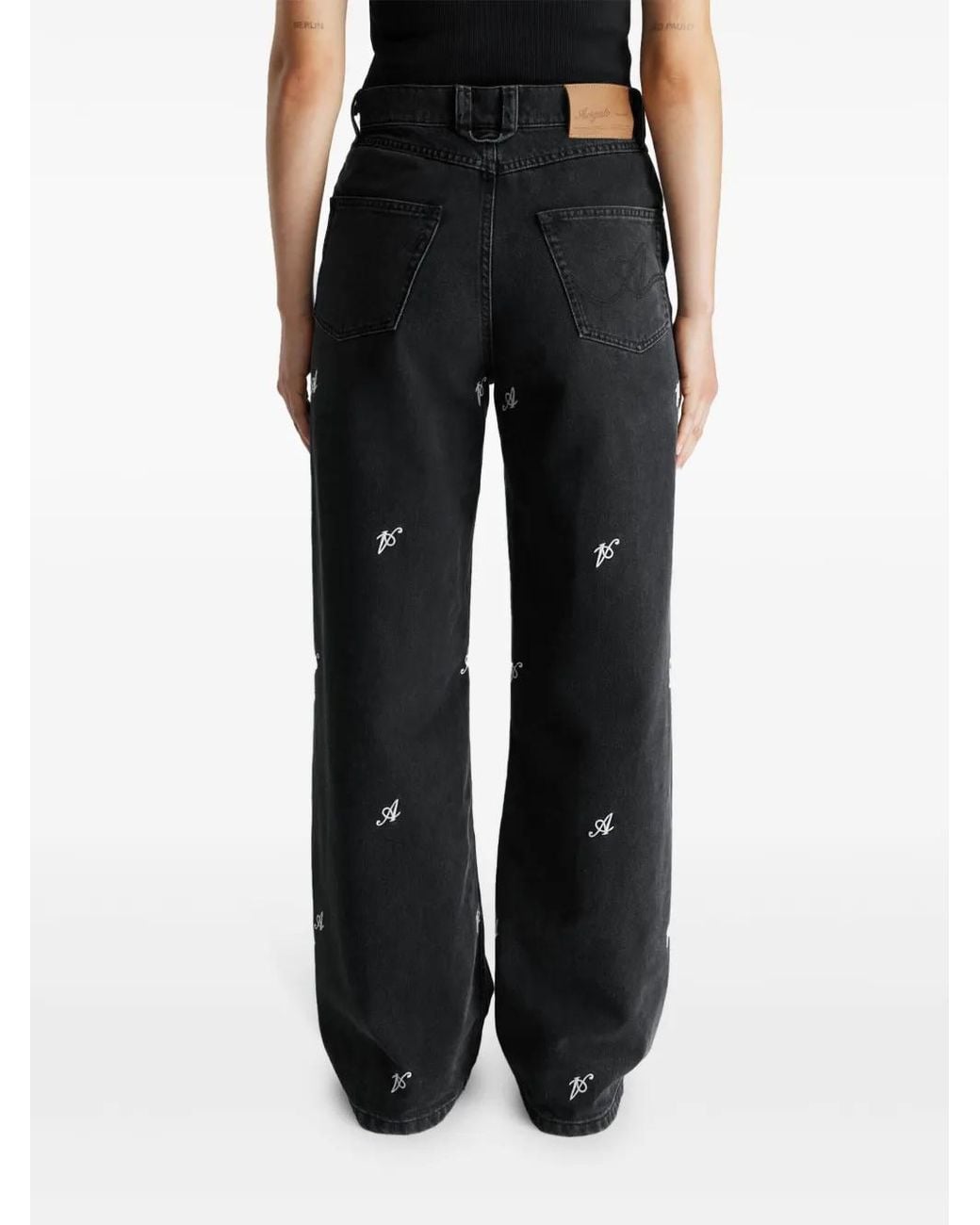 Axel Arigato Blue Clara Wide-Leg Jeans