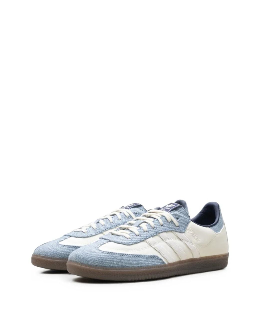 Adidas White X Kith Samba Sneakers for men