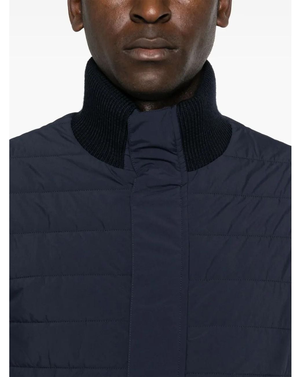 Herno Jacke Mit Wattierten Einsätzen in Blue für Herren